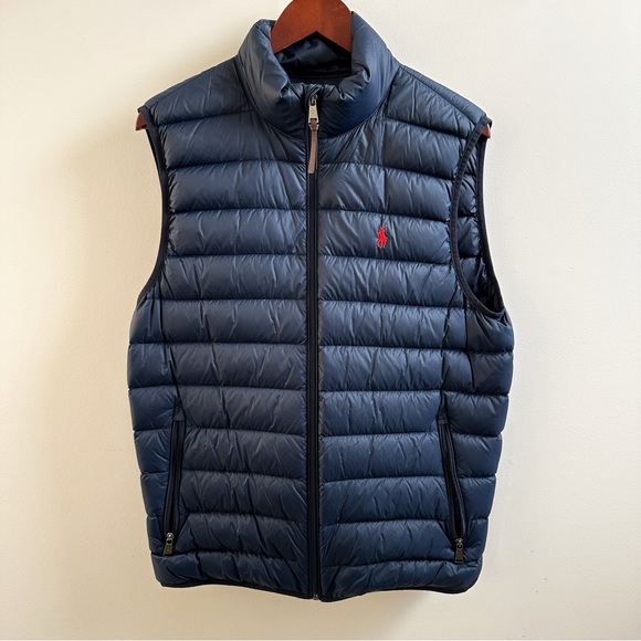Polo by Ralph Lauren Blue Puffer Vest - Picture 2 of 3